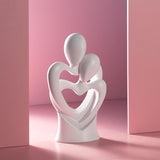 LoveriQ - Elegant Abstract Home Decor Sculpture in High-Quality Resin-4
