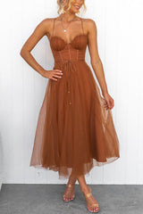 Luna – Flowy Sleeveless Women's Maxi Dress