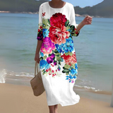 Luna – Flowing Women's Midi Dress