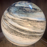 LunaGlow – Elegant Glass Moon Lamp with Cosmic Detailing