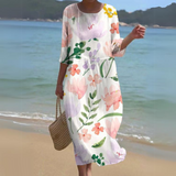 Luna – Flowing Women's Midi Dress