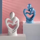 LoveriQ - Elegant Abstract Home Decor Sculpture in High-Quality Resin-3
