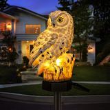 LumaOwl – Solar-Powered Outdoor Owl Lamp