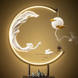 Cymopoleia - Stylish Table Lamp with Built-In Incense Burner
