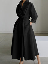 Luna – Vintage-Inspired Women's Midi Dress