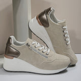 Ladies sports shoes with thick sole and comfortable design 1