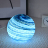 LunaGlow – Elegant Glass Moon Lamp with Cosmic Detailing