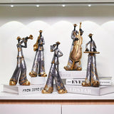 Variant image for Jazz Vibes - Handmade Abstract Jazz Ensemble Statues for Unique Home Decor-6