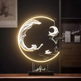 Cymopoleia - Stylish Table Lamp with Built-In Incense Burner