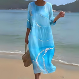 Luna – Flowing Women's Midi Dress