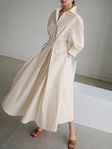 Luna – Vintage-Inspired Women's Midi Dress