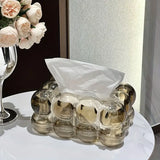 Variant image for Auraform - Sculptural Acrylic Tissue Box Cover with Modern Elegance-2
