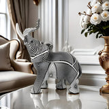 Brio – Artistic Elephant Figurine with Spiral Design