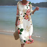 Luna – Flowing Women's Midi Dress