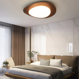 Opaline - Scandinavian wood grain ceiling lamp 2