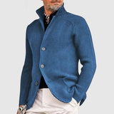 Men's Knitted Cardigan with Front Pockets