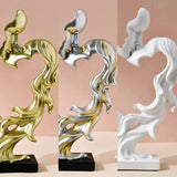 AmourLigne – Abstract Resin Table Sculpture
