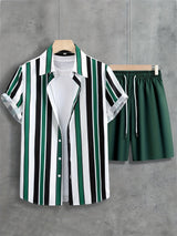 Variant image for Sierra - Women's Striped Loungewear Set, Breathable Two-Piece Summer Outfit-6