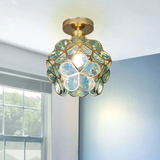 Liora – Floral Glass Ceiling Lamp