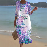 Luna – Flowing Women's Midi Dress