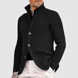 Men's Knitted Cardigan with Front Pockets