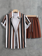 Variant image for Sierra - Women's Striped Loungewear Set, Breathable Two-Piece Summer Outfit-1