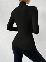 Caline - Women's Top with Elegant Crossed Wrap Design & Flattering Fit-5