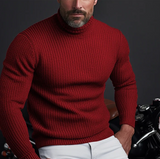 Lars - Classic Men’s Cotton Turtleneck Sweater