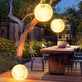 Celestial Glow - Weatherproof Moon-Shaped LED Outdoor Lamp 3