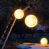 Celestial Glow - Weatherproof Moon-Shaped LED Outdoor Lamp 4