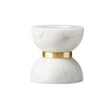Variant image for Marbello - Elegant Marble Candlestick with Brass Accents for Pillar Candles-2