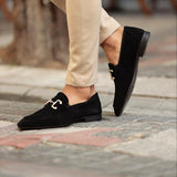 Men's Suede Slip-On Loafers