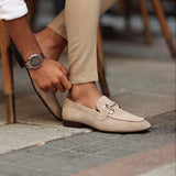 Men's Suede Slip-On Loafers