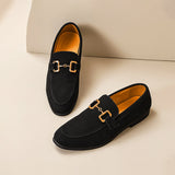 Men's Suede Slip-On Loafers
