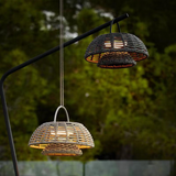 Eco-Friendly Bamboo Outdoor Lamp - Weather-Resistant LED Light Fixture 5