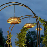 Eco-Friendly Bamboo Outdoor Lamp - Weather-Resistant LED Light Fixture 8