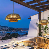 Eco-Friendly Bamboo Outdoor Lamp - Weather-Resistant LED Light Fixture 9