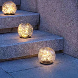Elegant Solar Garden Lamp - Automatic Crystal Outdoor Lights for Stunning Illumination 0
