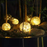 Elegant Solar Garden Lamp - Automatic Crystal Outdoor Lights for Stunning Illumination 2