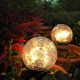 Elegant Solar Garden Lamp - Automatic Crystal Outdoor Lights for Stunning Illumination 3