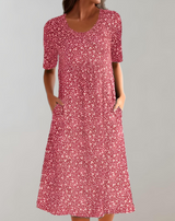 Luna – Breezy V-Neck Women's Summer Dress