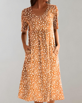 Luna – Breezy V-Neck Women's Summer Dress