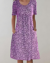 Luna – Breezy V-Neck Women's Summer Dress