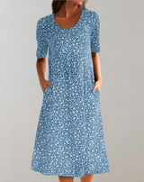 Luna – Breezy V-Neck Women's Summer Dress