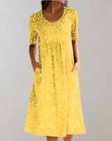 Luna – Breezy V-Neck Women's Summer Dress