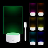 Glowlove - Color-Changing LED Lamp with Custom Message Board & 7 Colors-3