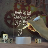 Glowlove - Color-Changing LED Lamp with Custom Message Board & 7 Colors-4