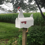 Handmade Animal Sculpture Mailbox - Unique Metal Post Box for Garden Decor 6