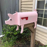 Handmade Animal Sculpture Mailbox - Unique Metal Post Box for Garden Decor 7