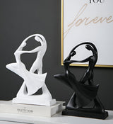 SwayDuo - Elegant Wall Sculpture in Synthetic Resin for Artistic Home Decor-3